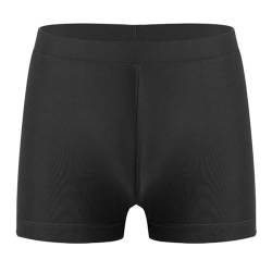 TTAO Schwimmbekleidung Mädchen Badehose Kinder Badeshorts Shorts UV-Schutz Schwimmhose Yoga Tanz Sport Kurze Hosen Schwarz 146-152 von TTAO