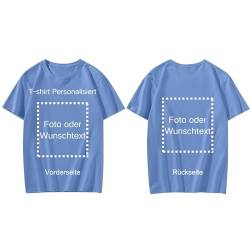 Mama Geburtstagsgeschenk T Shirt Mit Foto Bedrucken Fotogeschenke Personalisiert Personalised T Shirt Geschenk Frauentag Tshirt Damen Kurzarm Abschiedsgeschenk Kollegen Jobwechsel Blau XL von TTFDJG