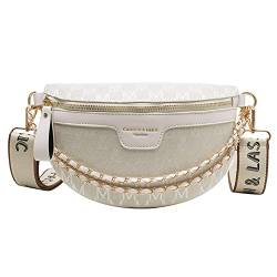 TTSAM Crossbody Bag Damen Breiter Gurt,Moderne Taschen mit Breitem Schultergurt, Kleine Umhängetasche mit Reißverschluss und Abnehmbar Schultergurt,Crossbody Bag Oder Hüfttasche Damen… von TTSAM