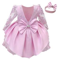 TTYAOVO Baby Mädchen Blume Prinzessin Bestickt Party Kleid Größe 80(6-12 Monate) 773 Rosa von TTYAOVO