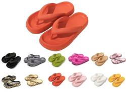 Badeschuhe Herren Damen Flip Flops Cloud Slides Slippers Badelatschen&Hausschuhe, Badeschlappen Cloudyzz Schlappen Wolkenschuhe Home Slippers Rutschfeste Pantoletten Sommer Garten Badelatschen von TUANMOZI