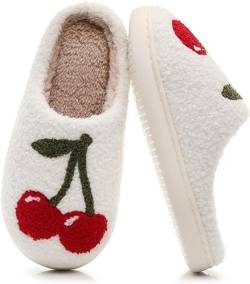 TUANMOZI Hausschuhe Damen Winter Slippers Plüsch Hausschuhe Damen Pantoffeln Damen-Hausschuhe Warm Gefütterte Hausschuhe Teenager Mädchen Kawaii Hausschuhe Flauschige Pantoffeln von TUANMOZI