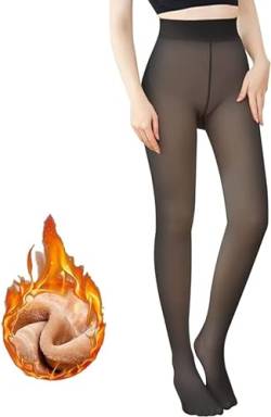 Thermo Strumpfhose Thermostrumpfhosen für Damen Fleece Tights Fleece Strumpfhose Damen, Strumpfhosen Damen Winter Warme Strumpfhose Damen Gefütterte Strumpfhose Thermo Leggings Fleece Leggings von TUANMOZI