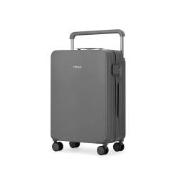 TUPLUS Koffer Trolley ABS Rollkoffer mit 4 Rollen Reisekoffer Handgepäck Hartschalenkoffer mit TSA Schloss, Impression Serie,76.5 x 45.5X 34.5 cm/ 97L,Grau von TUPLUS