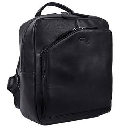 TUSC Cordelia Premium Leder Rucksack für Damen, Stilvolle Tagesrucksack, 24x27x9 cm von TUSC