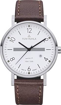 TUW Ruhla Thuringia Quartz 60140-031414D Herrenarmbanduhr Klassisch schlicht von TUW Ruhla