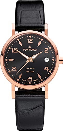 TUW Ruhla Thuringia Vintage Quartz 61132-024502 Damenarmbanduhr Klassisch schlicht von TUW Ruhla