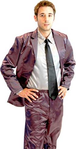 How I Met Your Mother Purple Seide Pajama Suit with Grau Shirt (Iron Purple) (Herren XX-Large) von TV Store