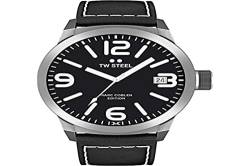 TW Steel Herren Analog Quarz Uhr mit Leder Armband TWMC33 von TW Steel