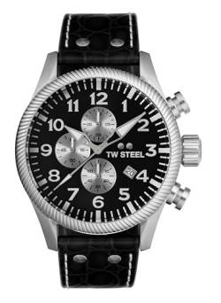 TW Steel Herren Analog Quarz Uhr mit Textil Armband CS101 von TW Steel