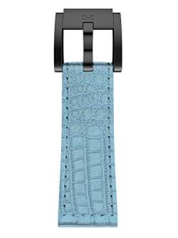 TW Steel Marc Coblen Armband Uhrenband Uhrenarmband Leder 22 MM Kroko Hellblau LB_HB_K_B von TW Steel