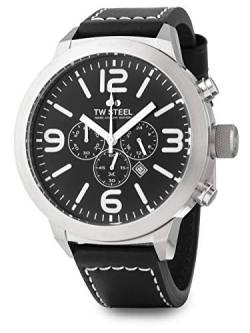 TW Steel Marc Coblen Edition Chrono mit Lederband 50 MM Black/Black TWMC58 von TW Steel