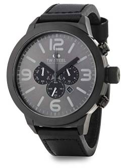 TW Steel Marc Coblen Edition Chrono mit Lederband 50 MM Grey/Black TWMC65 von TW Steel