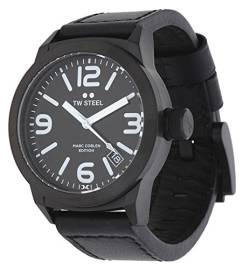 TW Steel Marc Coblen Edition mit Lederband 42 MM Black/Black TWMC9 von TW Steel