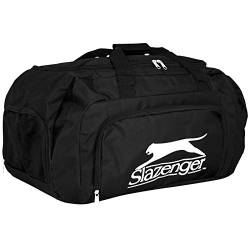 Slazenger Sporttasche mit Farbwahl 55L Trainingstasche Reisetasche Sport Tasche Reisegepäck (schwarz) von TW24
