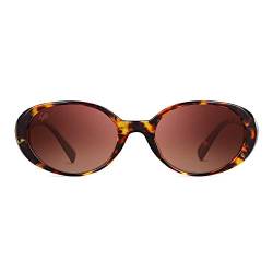 TWIG PINEDA Damen Sonnenbrille UV400 Oval Vintage Retro Fashion von TWIG