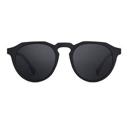 TWIG Sonnenbrillen WOOLF Herren/Damen UV400 Modisch Jahrgang (RICH BLACK) von TWIG