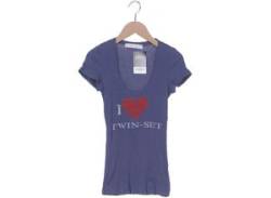 TWINSET Damen T-Shirt, blau von TWINSET