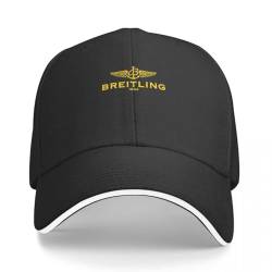 TWOMEM Basecap Außergewöhnliches Breitling Logo, Baseballkappe, Military Tactical Cap, Ball Cap Caps für Männer und Frauen Geburtstag Partei Geschenk von TWOMEM