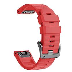 TWRQA Sport-Silikon-Uhrenarmband für Garmin Fenix 7, 7X, 6, 6X, Pro, 5X, 5 Plus, 3HR 935, 22 mm, 26 mm, EasyFit, Schnellverschluss-Armband, 22mm Fenix 7, Achat von TWRQA