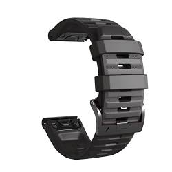 TWRQA Sport-Silikon-Uhrenarmband für Garmin Fenix 7, 7X, 6, 6X, Pro, 5X, 5 Plus, 3HR 935, 22 mm, 26 mm, EasyFit, Schnellverschluss-Armband, 26mm For Fenix 5X 5XPlus, Achat von TWRQA