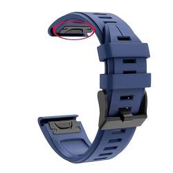 TWRQA Weiches Silikon-Uhrenarmband für Garmin Fenix 6, 6S, 6X, 5X, 5, 5S, 3HR, 935, MK1, D2, S60, Easyfit-Armband, 26, 22, 20 mm, 26mm Descent Mk1 D2, Achat von TWRQA