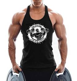 TX Apparel Herren Gym Tank Tops Muscle Cut Stringer Bodybuilding Workout Ärmellose T-Shirts-BK-L von TX Apparel