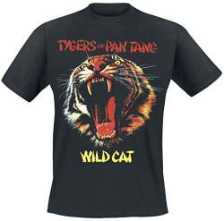 Tygers Of Pan Tang Wild Cat T-Shirt schwarz XL von TYGERS OF PAN TANG