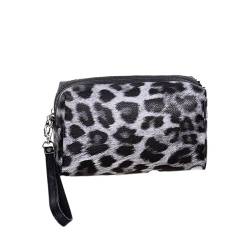 Kosmetiktasche Mode-Leopard. Pu. Wasserdichter Organizer bilden Organizer Box Bag Travel Schminktasche (Color : 3) von TYNXK