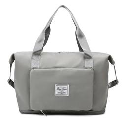 Reisetasche Faltbare Reisetasche for Frauen, wasserdichte Duffle-Einkaufstasche, große multifunktionale Taschen for Mädchen, weiblich, große Kapazität, Sportaufbewahrung Travel Bag (Color : A-8) von TYNXK