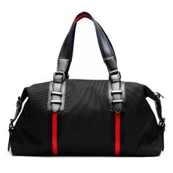 Reisetasche Männer Reisetaschen Große Kapazität Männer Gepäck Handtaschen Oxford Reise Duffle Mode Männer Falttasche Travel Bag (Color : Red Big) von TYNXK