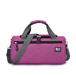 Reisetasche Outdoor Männer Reisen Sport Taschen Leichtes Gepäck Business Zylinder Handtasche Frauen Outdoor Wochenende Umhängetasche Umhängetasche Pack Travel Bag (Color : 4) von TYNXK