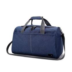 Reisetasche Oxford Tuch Frauen Reisetasche Wasserdicht Männer Business Reise Duffle Gepäck Verpackung Handtasche Schulter Lagerung Taschen Urlaub Tote Travel Bag (Color : Blue Small Size) von TYNXK