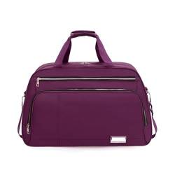 Reisetasche wasserdichte Reisetaschen for Damen, große Kapazität, Handtasche, Herren, Wochenend-Reisegepäck, Unisex, wasserdichte Reisetasche Travel Bag (Color : Purple travel Bag) von TYNXK