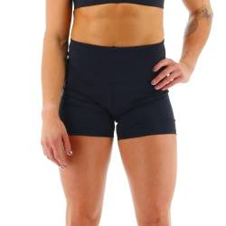 TYR Damen High Rise Athletic Workout 5,1 cm Shorts, schwarz, Small von TYR