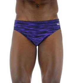 TYR Herren Durafast Elite Racer Slip Badeanzug Badehose, Purple Fizzy, 36 von TYR