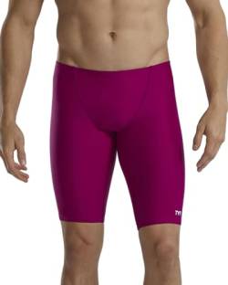 TYR Herren eco Jammer Badeanzug Badehose, Magenta, 34 von TYR