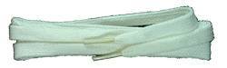 TZ Laces Marke Flach 5mm Schnürsenkel Schuhe Stiefel Turnschuhe - Weiß, 45cm von TZ Laces