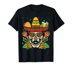 El Dia De Los Muertos Taco Tequila Party Happy Cinco De Mayo T-Shirt von Taco Cinco De Mayo Mexico Mexican El Muertos Gift