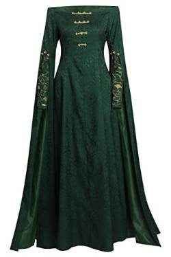 Taeyue Alicent Hightower Cosplay Kostüm Drago Medievale Royal Dress Outfits Frauen Halloween Karneval Langer Rock Anzüge, M von Taeyue