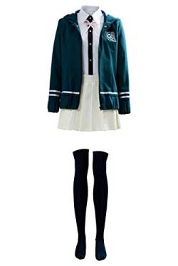 Taeyue Harrypetter Chiaki Nanami Cosplay Kostüm Damen Halloween Karneval Schuluniform Verkleidung Matrosenkostüm, grün, 36 von Taeyue