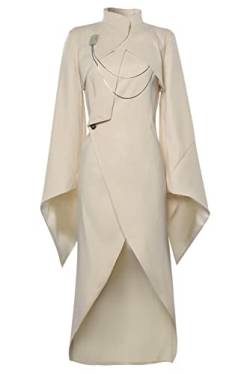 Taeyue Mon Mothma Kostüm Cosplay Kleid Jedi Rache Sith Andor Outfit für Frauen Erwachsene Halloween Karneval Anzug, L von Taeyue