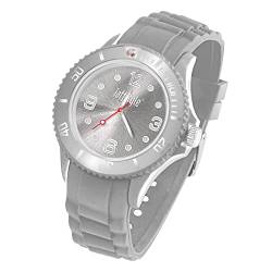 Taffstyle Armbanduhr Silikon Analog Quarz Uhr Farbige Sport Sportuhr Damen Herren Kinder Unisex 39mm Grau von Taffstyle