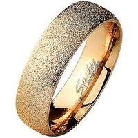 Taffstyle Fingerring Herren Damen Ring sandgestrahlt Diamantoptik, Band Edelstahl Ehering Herrenring Damenring Partnerring Trauring von Taffstyle