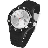 Taffstyle Quarzuhr Armbanduhr Silikon Sport Uhr Ziffernblatt Datum, Farbige Bunte Quarz Analog Damen Herren Sportuhr Anzeige Quarzuhr Multifunktion Wasserdicht Schwarz von Taffstyle