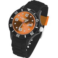 Taffstyle Quarzuhr Armbanduhr Silikon Sport Uhr Ziffernblatt Datum, Farbige Bunte Quarz Analog Damen Herren Sportuhr Anzeige Quarzuhr Multifunktion Wasserdicht Schwarz von Taffstyle