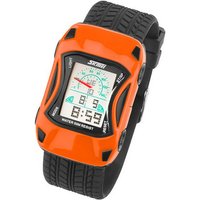 Taffstyle Quarzuhr Kinder Armbanduhr Silikon Auto Digital Alarm Uhr, Jungen Quartz Stoppuhr Sportuhr Kinderuhr Farbige Lernuhr Silikonuhr von Taffstyle