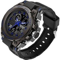 Taffstyle Sportuhr Herren Armbanduhr Digital Sportuhr Stopp Alarm Licht Chronograph Uhr, Geschenke für Männer zum Geburtstag Weihnachten Valentinstag Vatertag von Taffstyle