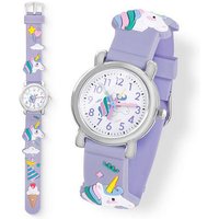 Taffstyle Sportuhr Kinder Armbanduhr Einhorn Silikon Uhr Farbige Gummi Mädchen Jungen, (Geschenk zum Weihnachten Geburtstag Einschulung 4 5 6 7 8 9 10 Jahre), Mädchen Sportuhr Bunte Kinderuhr Farbige Lernuhr Unicorn Silikonuhr von Taffstyle