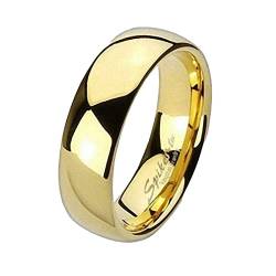 Taffstyle Wolfram Carbide Ehering Ring Gold plattiert poliert 2mm Größe 51 (16.2) von Taffstyle